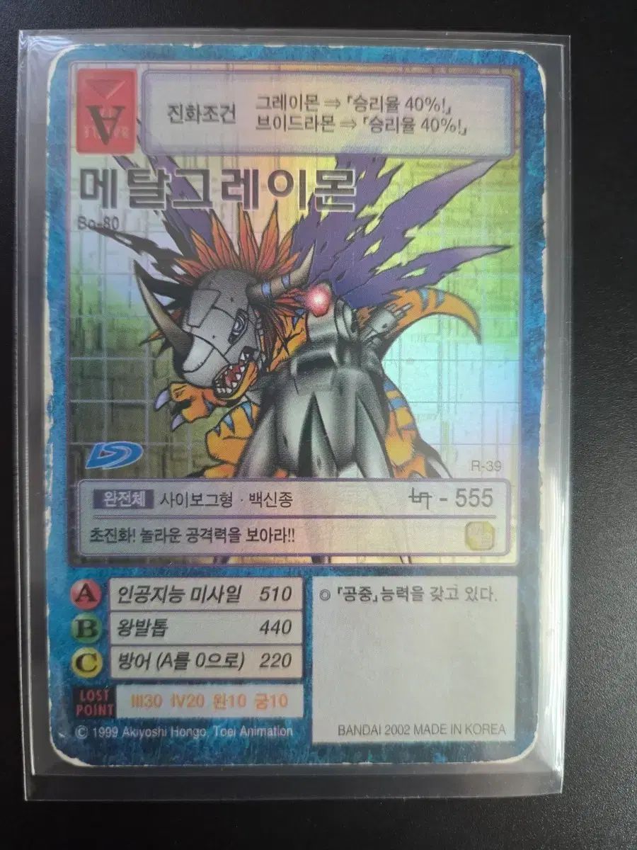 グーデジタルモンスターカード メタルグレーモン