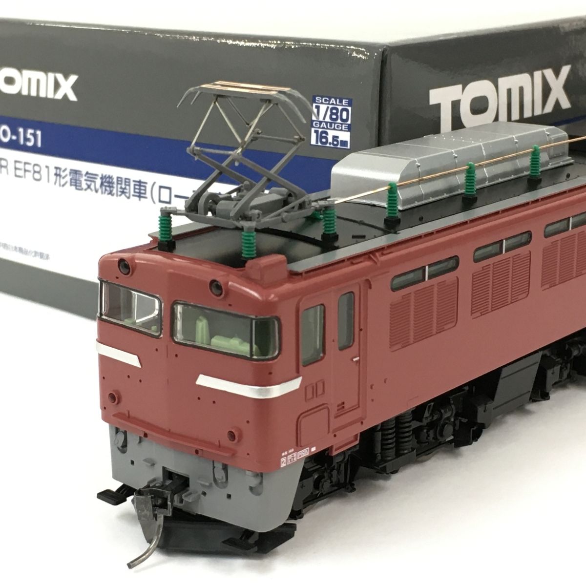 TOMIX HO 151 EF 81形 電気機関車 ローズ 敦賀運転所 HOゲージ 鉄道模型