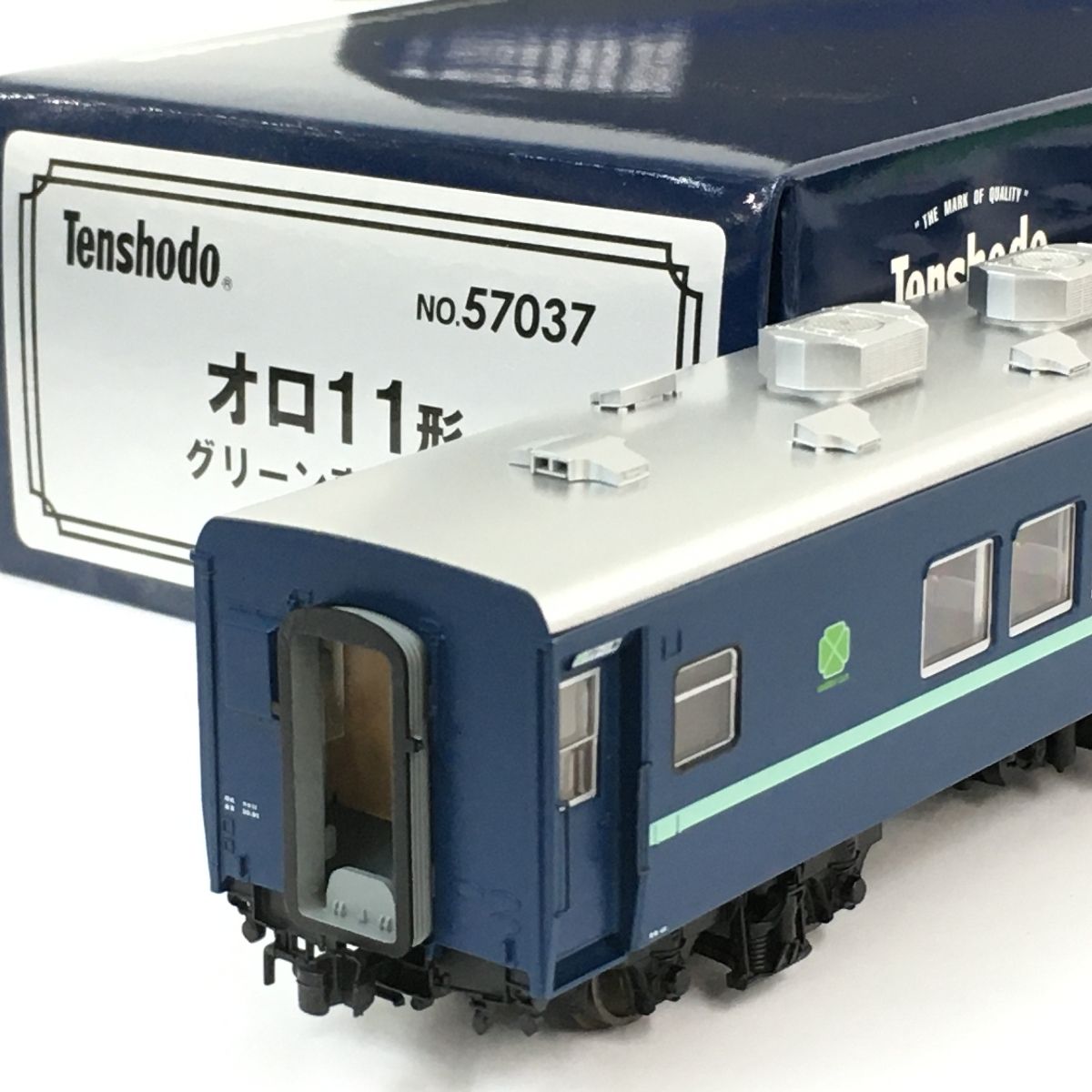 天賞堂 57037 国鉄 10系 軽量客車 オロ11形 グリーン車タイプ HOゲージ 鉄道模型