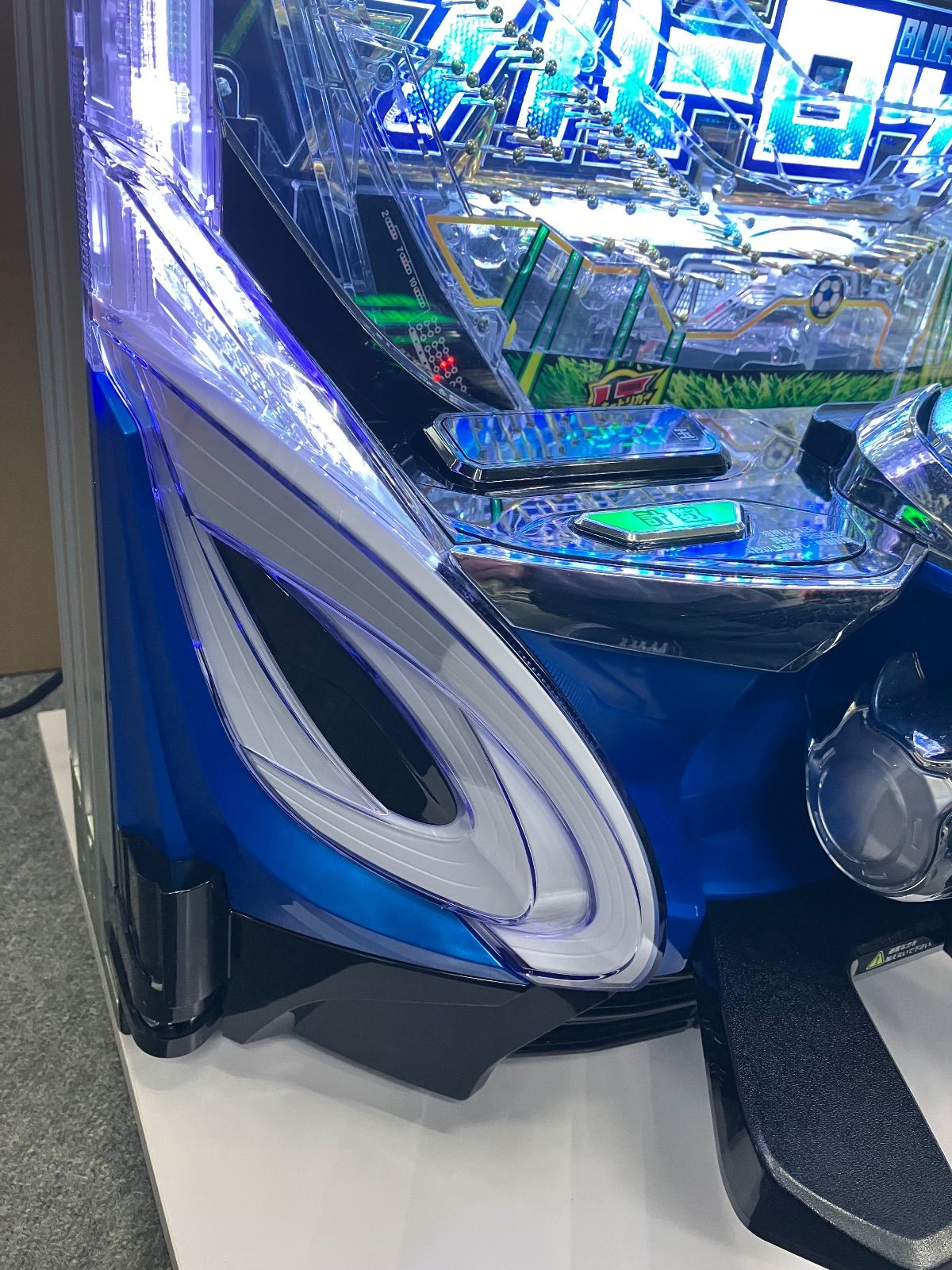  スマパチ実機 パチンコ ｅフィーバーブルーロックＭＺ 簡易ユニット＆ 固定台付 パチンコ パチスロ ホビー 楽器 アート