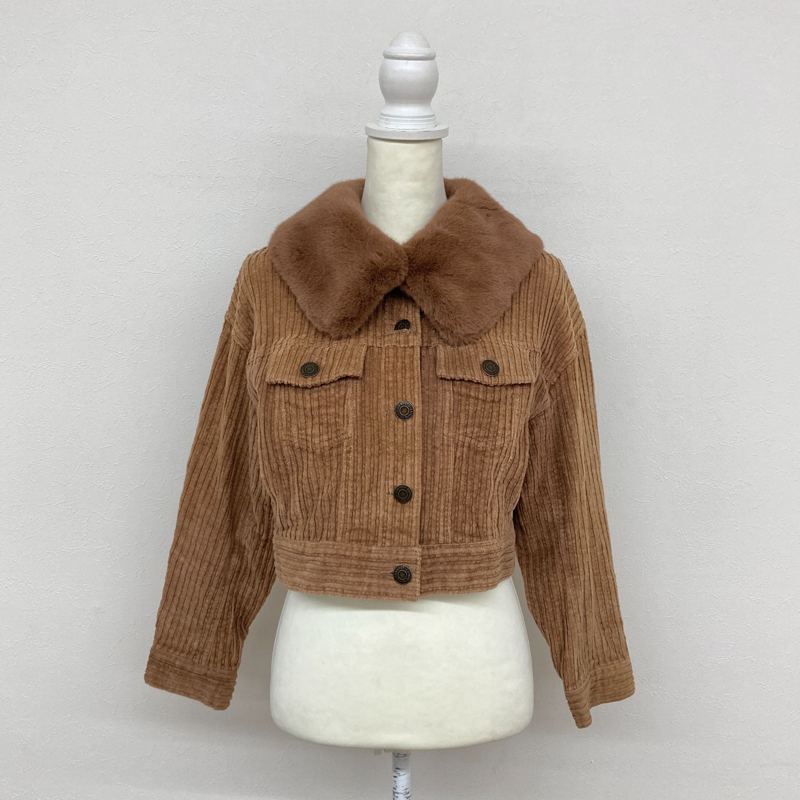 dazzlin ダズリン ブラウン Gジャン デニムジャケット カバーオール SIZE HMR 099-13