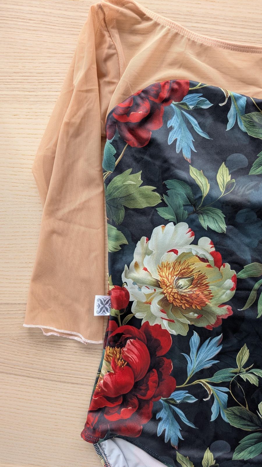 FLORAL 大人バレエレオタード