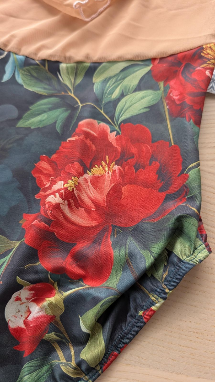 WINTER FLORAL 大人バレエレオタード サイズSM M