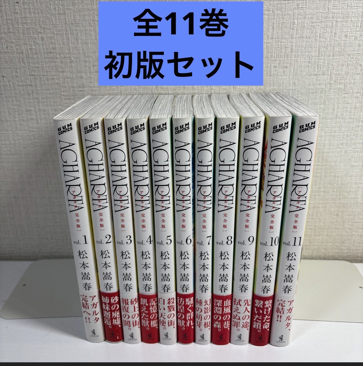 【美品】AGHARTA アガルタ　完全版　全11巻セット　松本崇春【全巻初版】 AGHARTA アガルタ 完全版 全11巻セット 松本崇春 【公式通販】