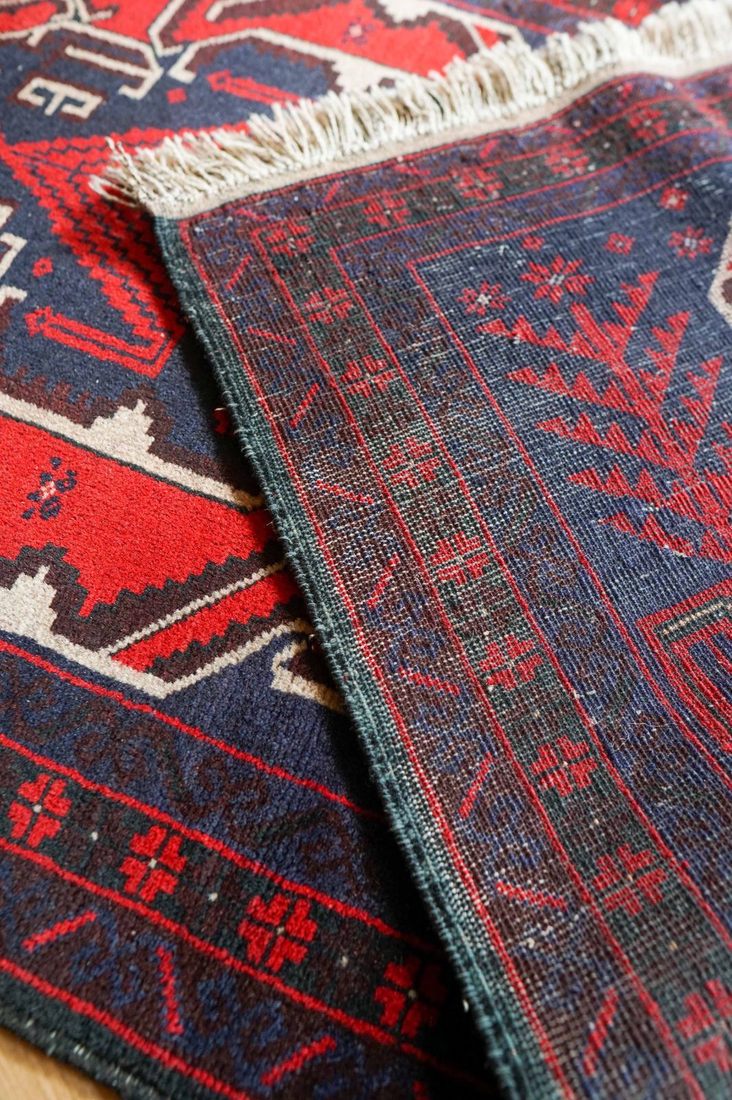 vintageペルシャ絨毯 バルーチ トライバルラグ 150x83cm - メルカリ