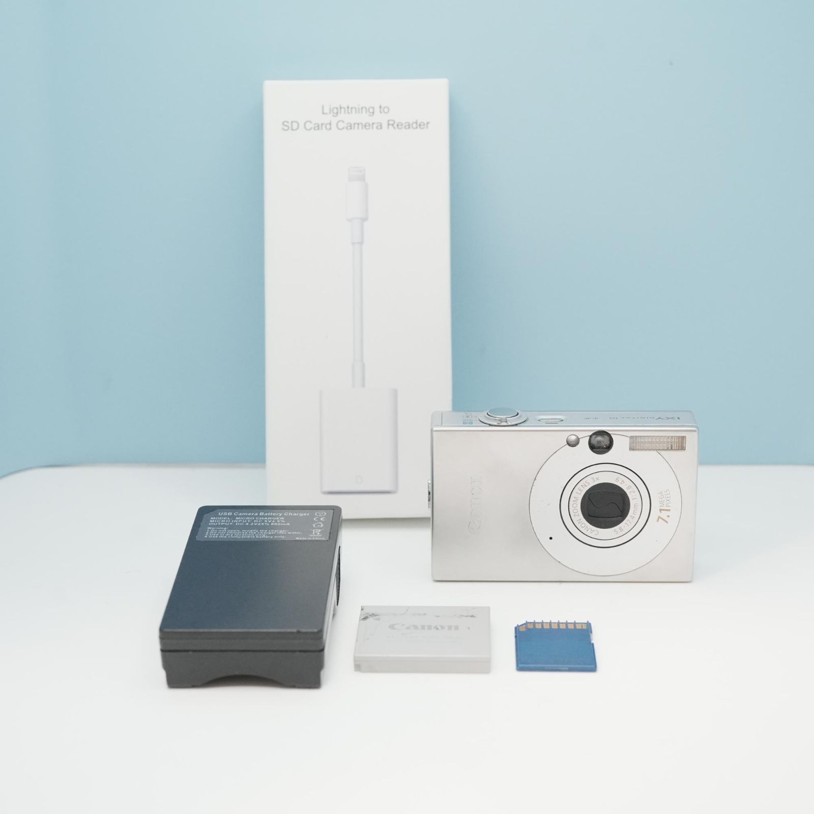 Canon IXY DIGITAL 10 デジカメ スマホ転送OK フルセット 極美品 a5634