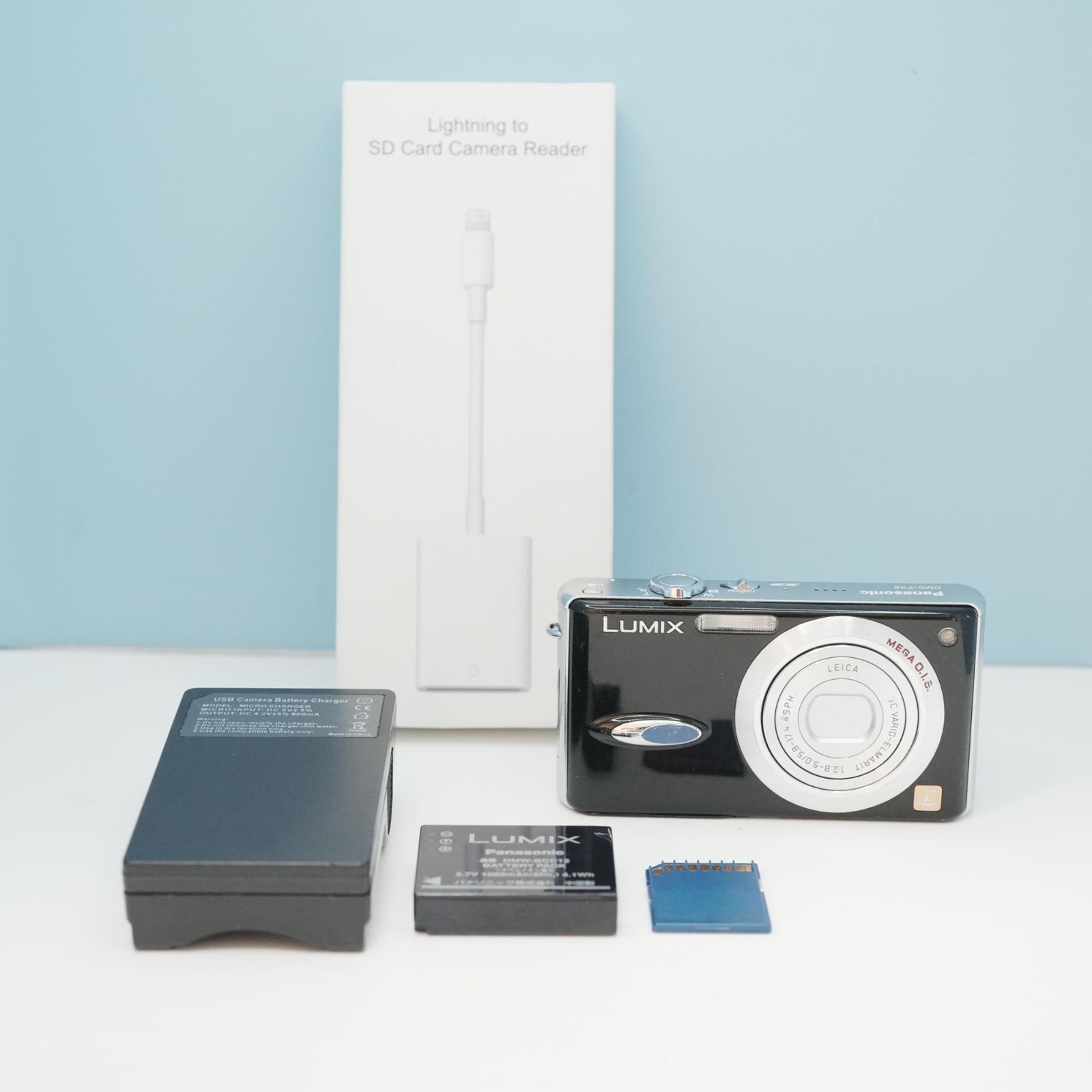 Panasonic LUMIX DMC-FX8 デジカメ スマホ転送OK フルセット 美品