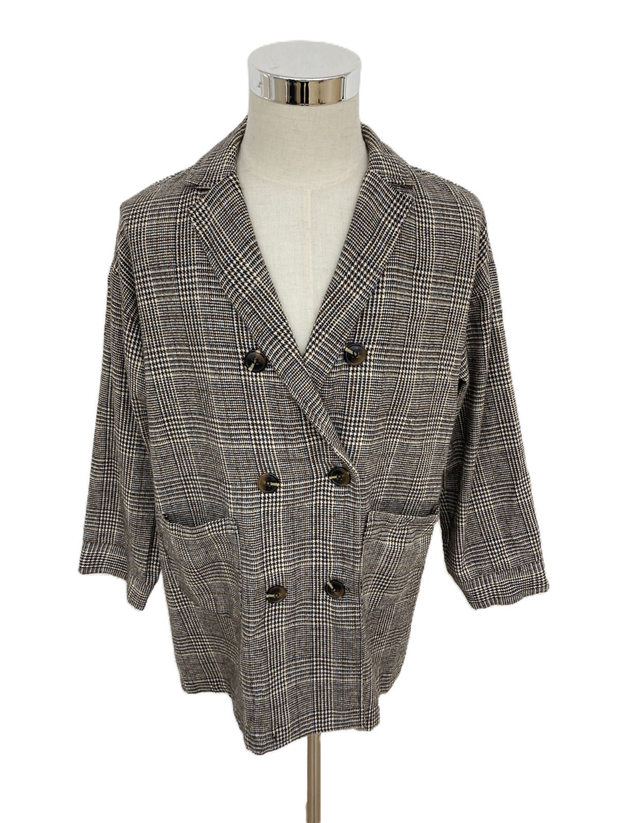 A.G.PLUS Park Ave エージープラスパークアベニュー 茶系 テーラードジャケット SIZE HMR 099-43