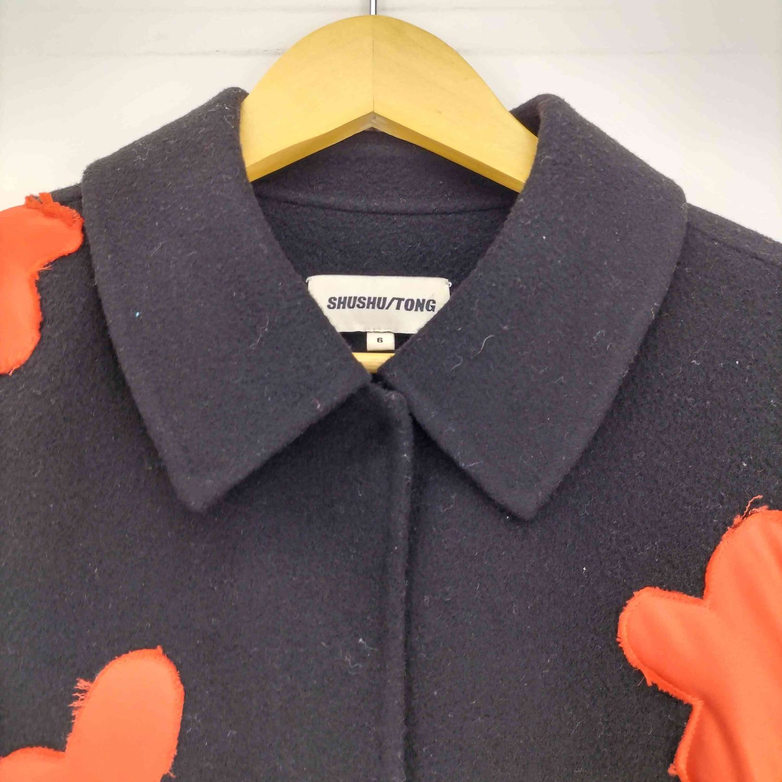 ユーズドフルギ USED古着 19～20AW Flower Patch Wool Bal Collar Coat