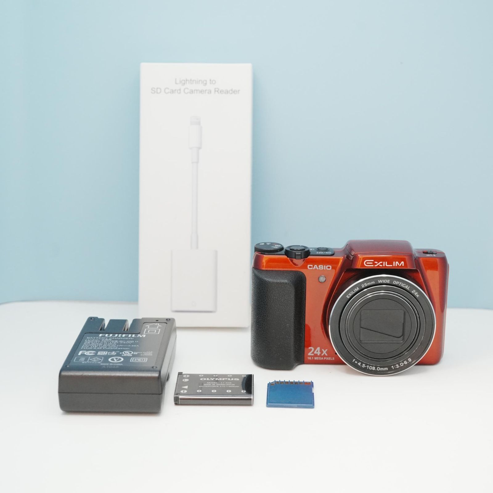 CASIO EXILIM EX-H50 デジカメ スマホ転送OK フルセット 極美品 a5606