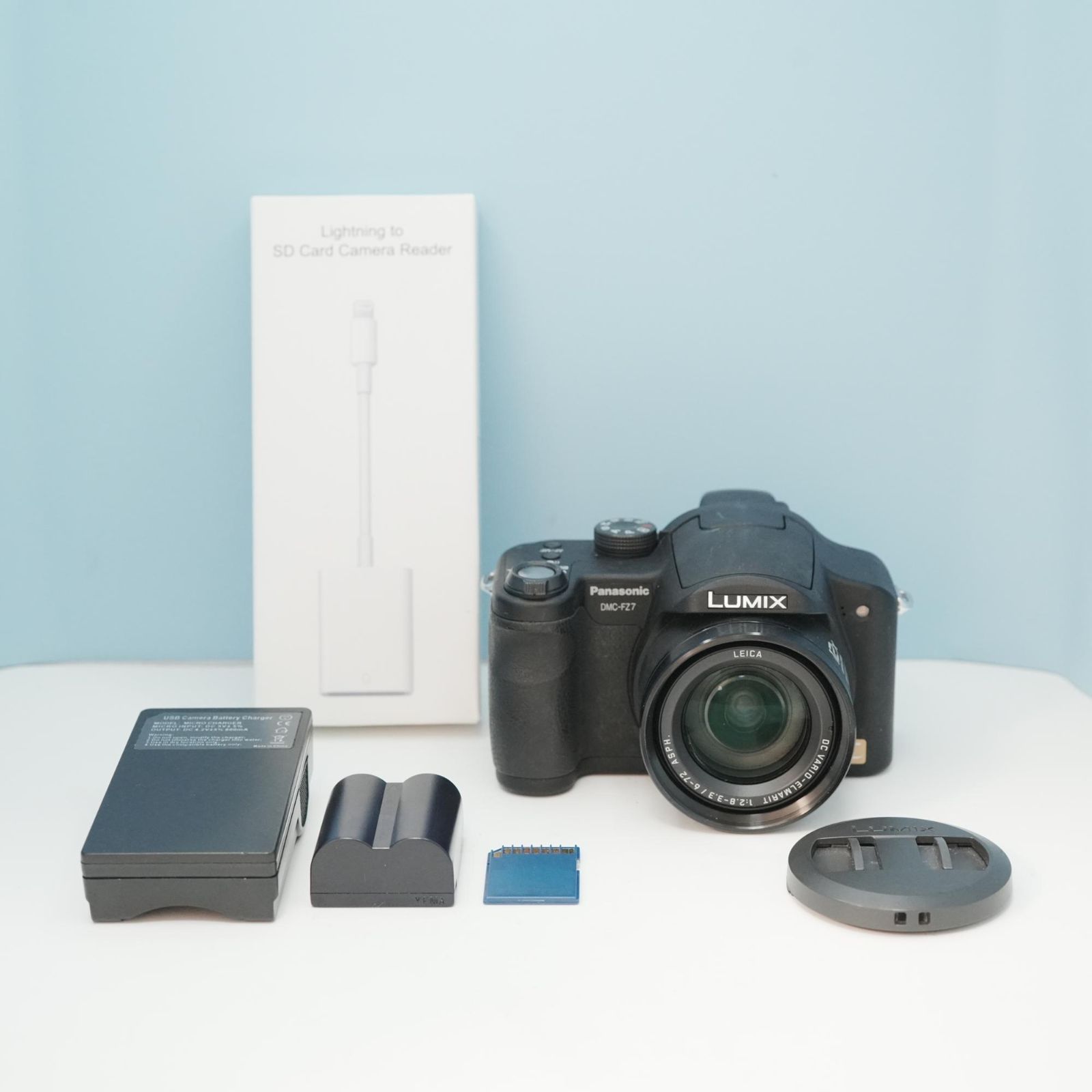 Panasonic LUMIX DMC-FZ7 デジカメ スマホ転送OK フルセット 極美品