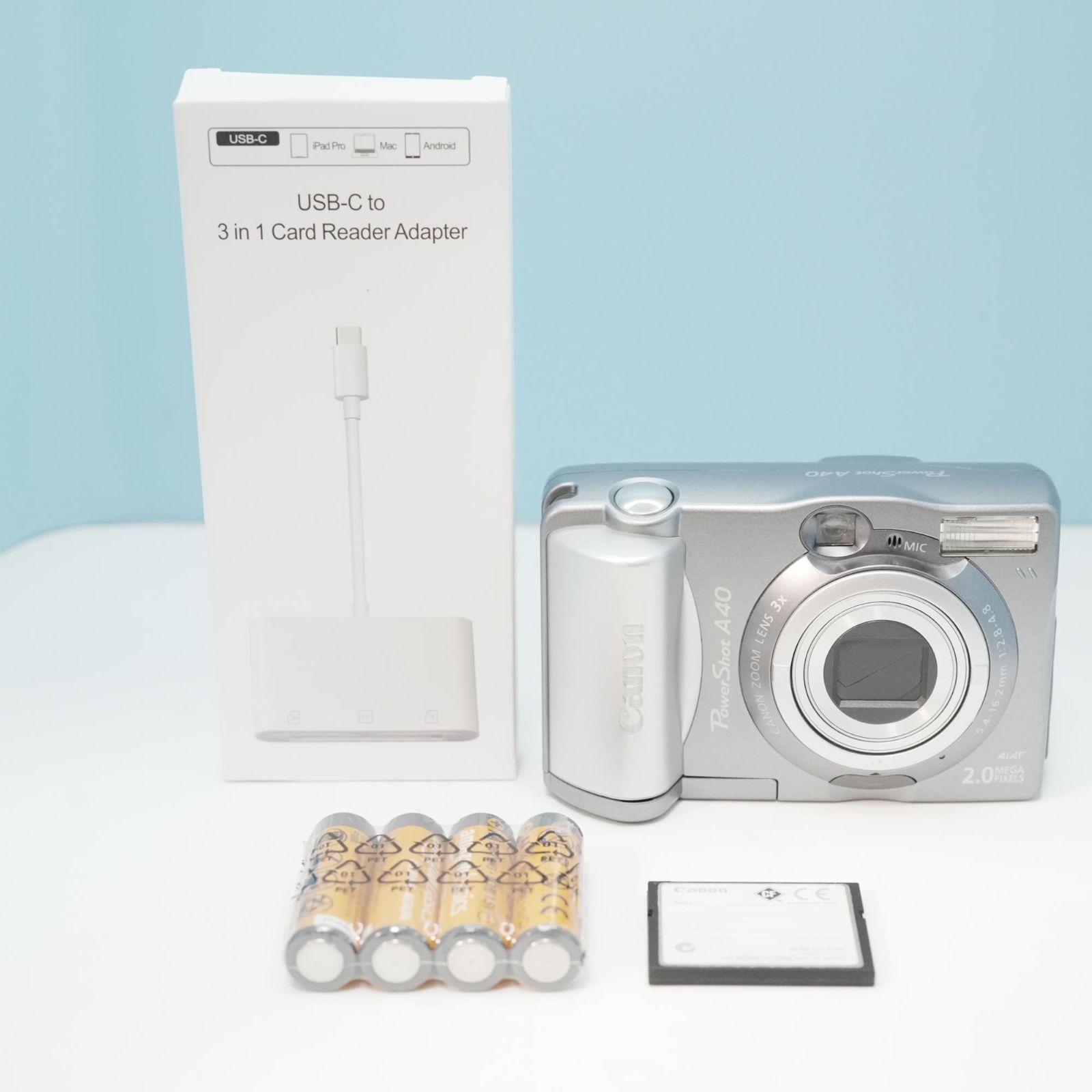 Canon Power-Shot A40 デジカメ スマホ転送OK フルセット 極美品 a5627