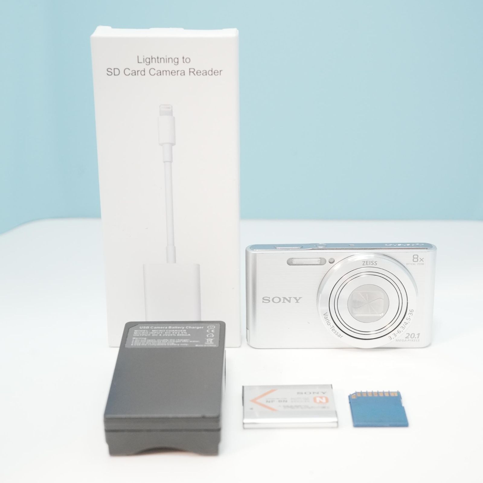 SONY Cyber-shot DSC-W830 デジカメ スマホ転送OK フルセット 美品 