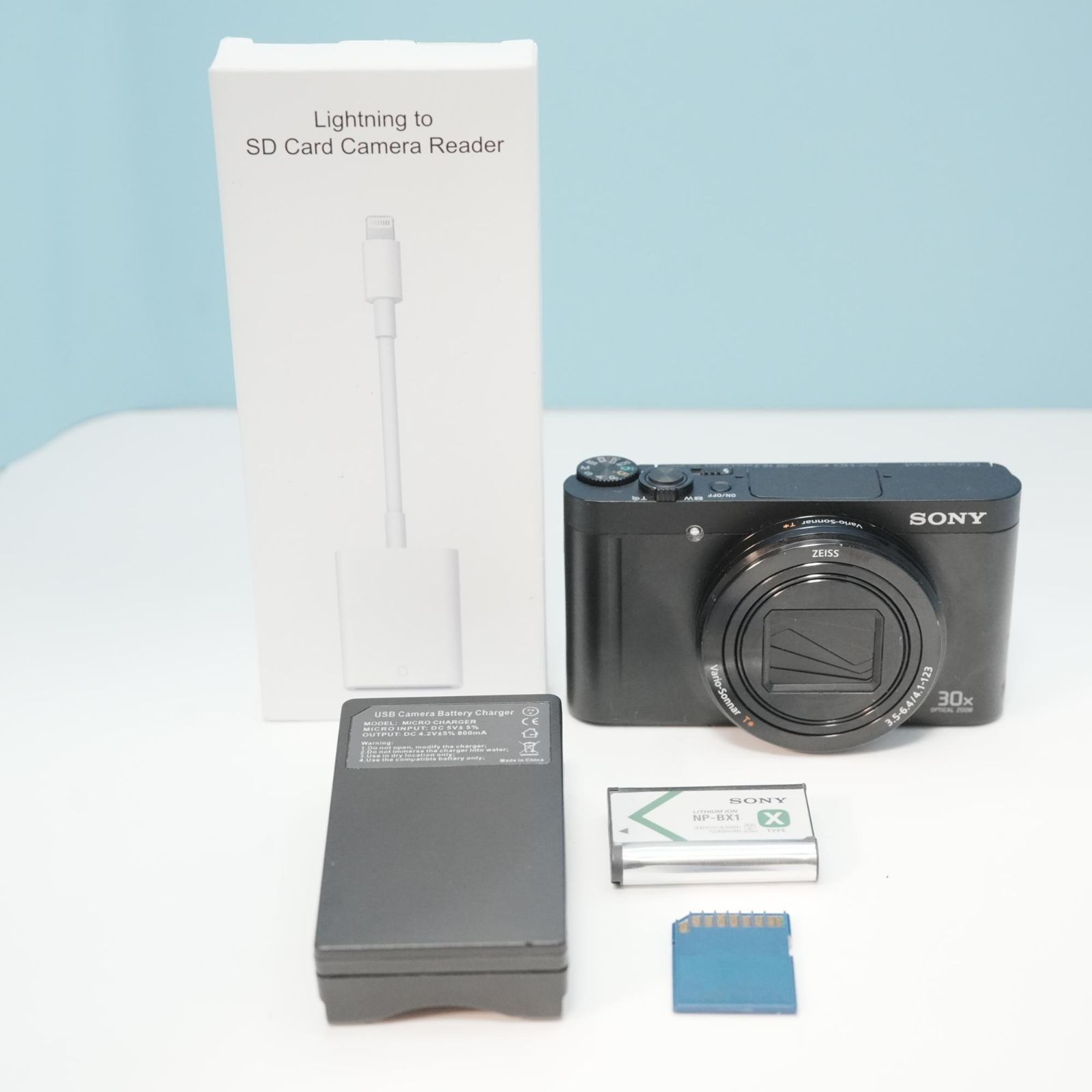 SONY Cyber-shot DSC-WX500 デジカメ スマホ転送OK フルセット 極美品