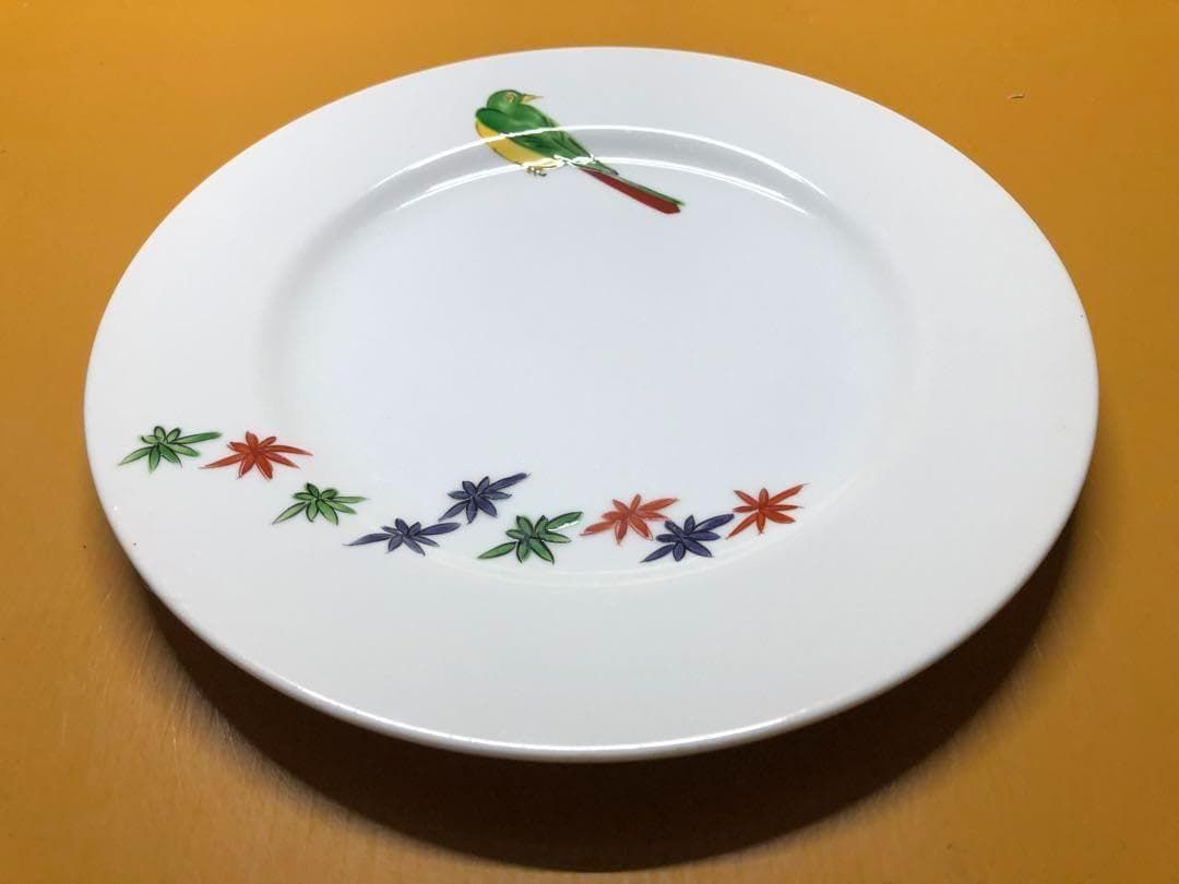 鳥葉紋大皿 10客 アソート売り可