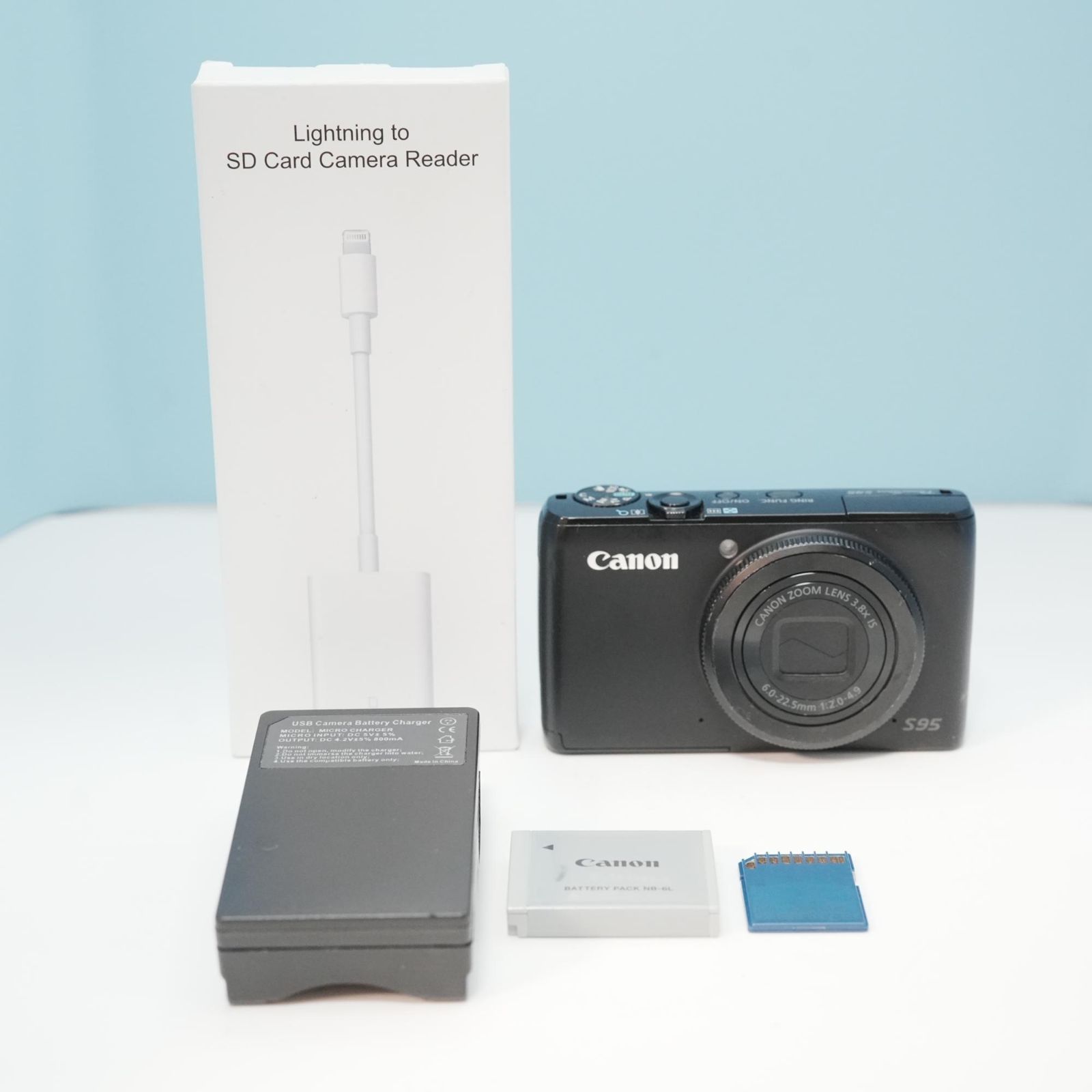 Canon PowerShot S95 デジカメ スマホ転送OK フルセット 美品 a5552