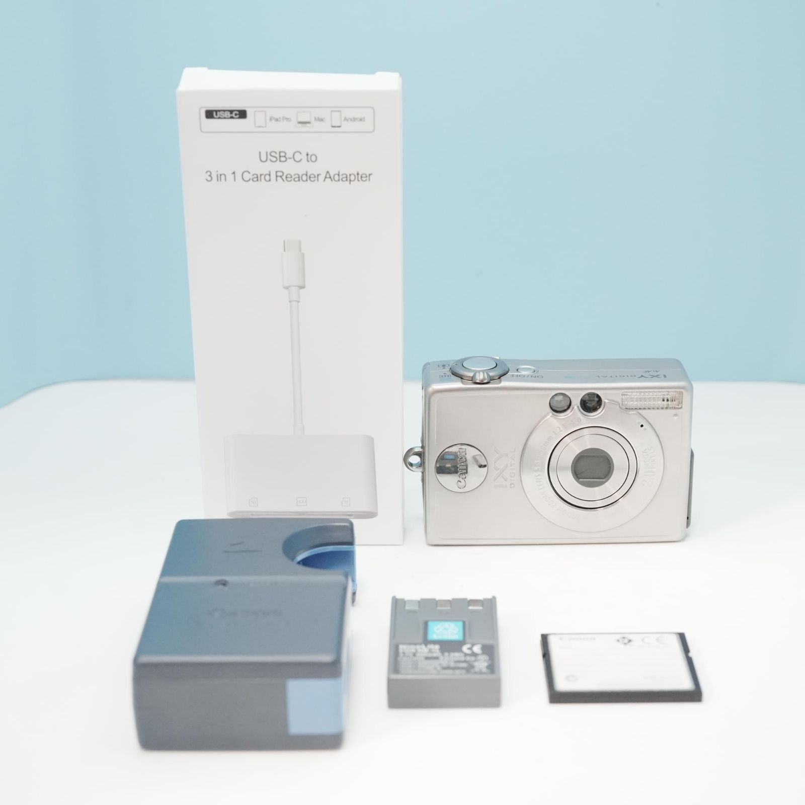 Canon IXY DIGITAL 200 a デジカメ スマホ転送OK フルセット 極美品