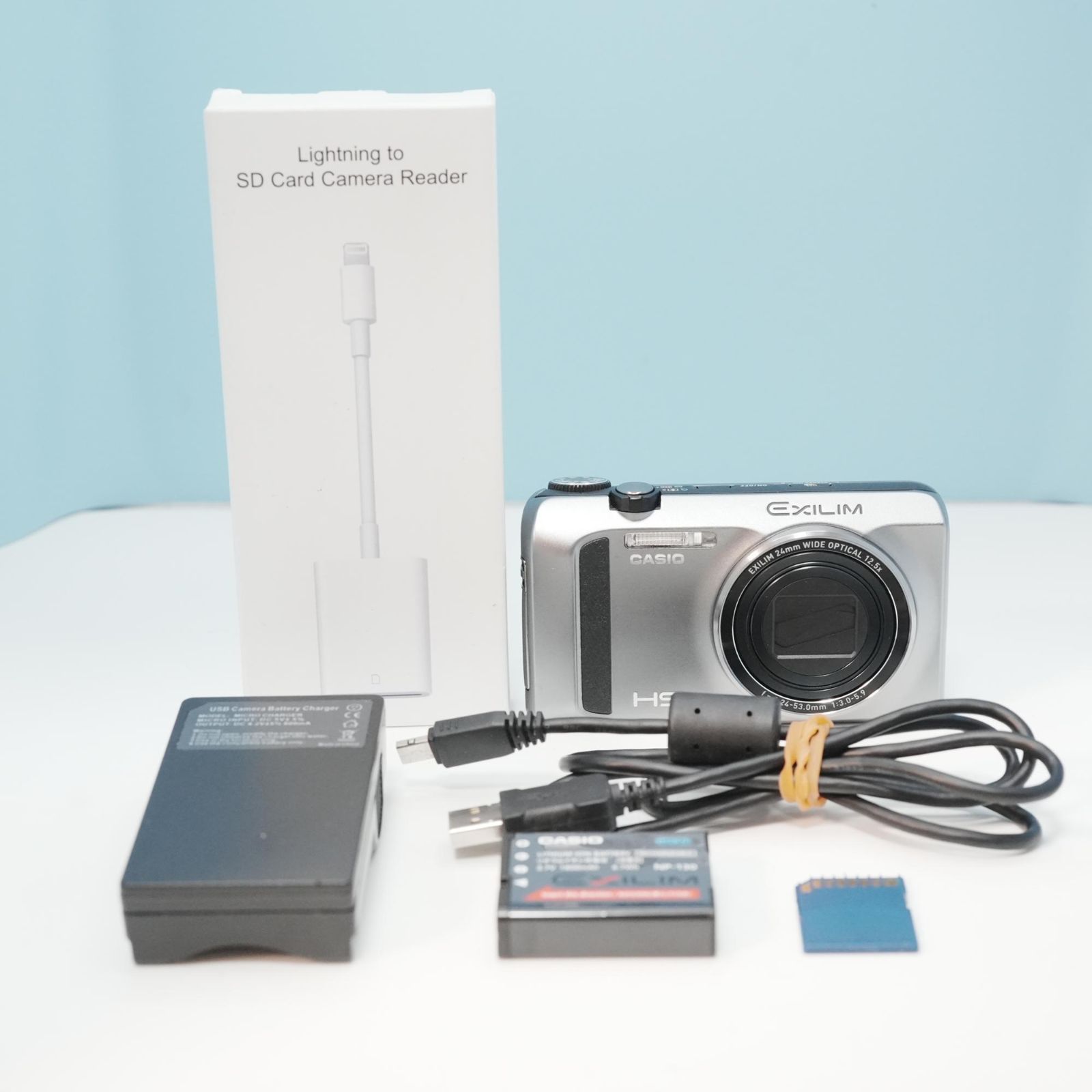 CASIO EXILIM EX-ZR400 デジカメ スマホ転送OK フルセット 極美品