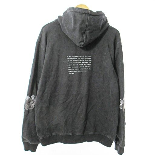 【BLVCKPARIS】ブラックパリ XL パーカー 長袖 ブラック 刺繍 BLVCKPARIS】ブラックパリ XL パーカー 長袖 ブラック 刺繍の通販 by