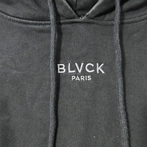 【BLVCKPARIS】ブラックパリ XL パーカー 長袖 ブラック 刺繍 BLVCKPARIS】ブラックパリ XL パーカー 長袖 ブラック 刺繍