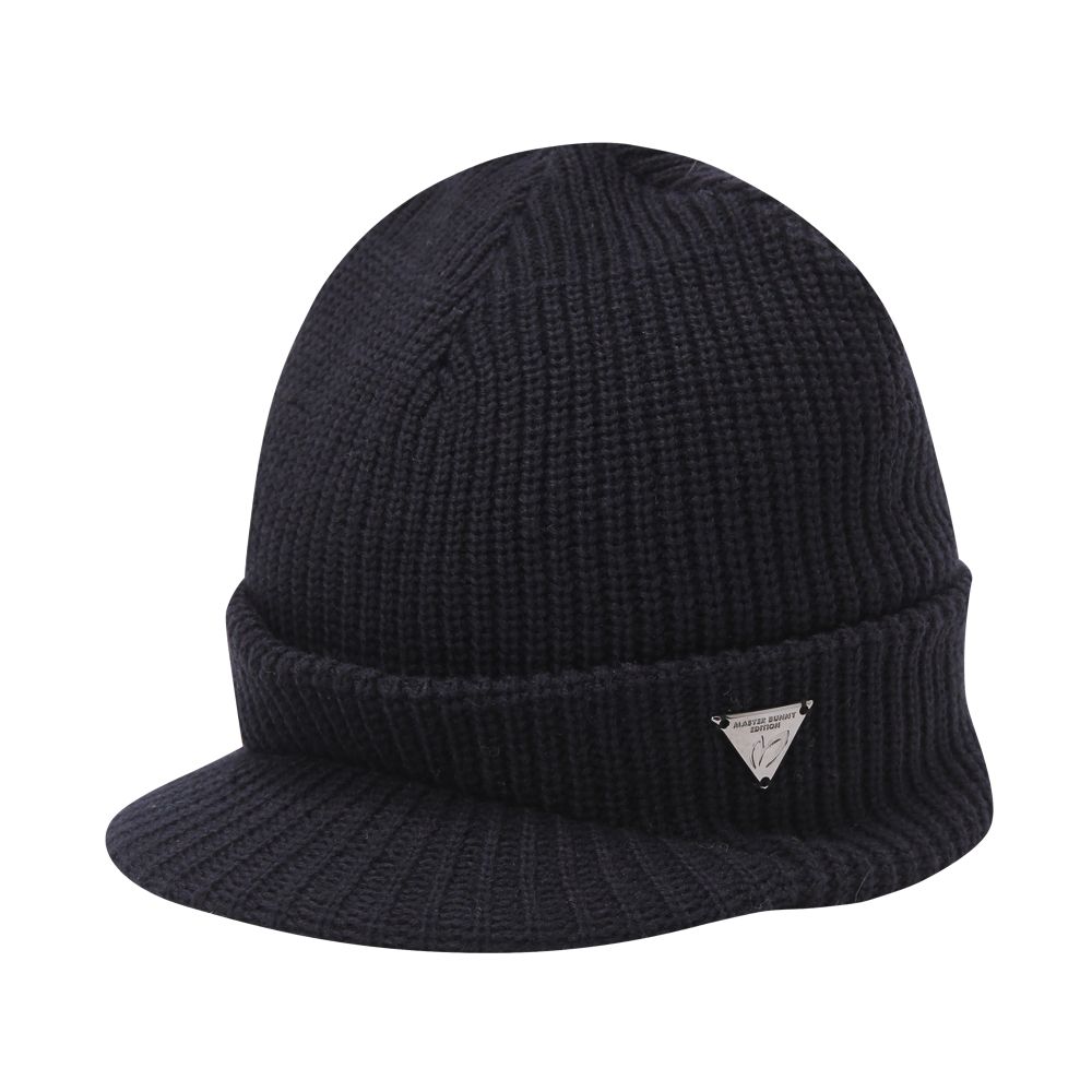 マスターバニーエディション メンズ ウール つば 帽子 ブラック 57