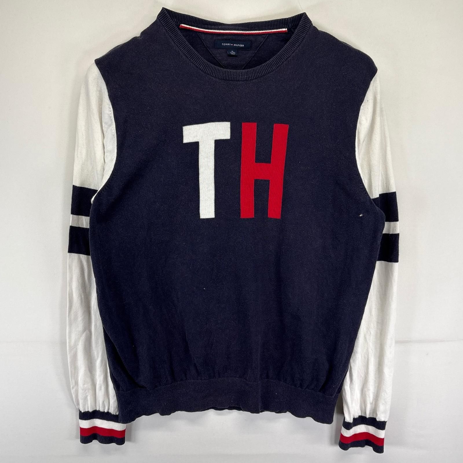 古着 トミーヒルフィガー TOMMY HILFIGER ニット 大きいサイズ 
