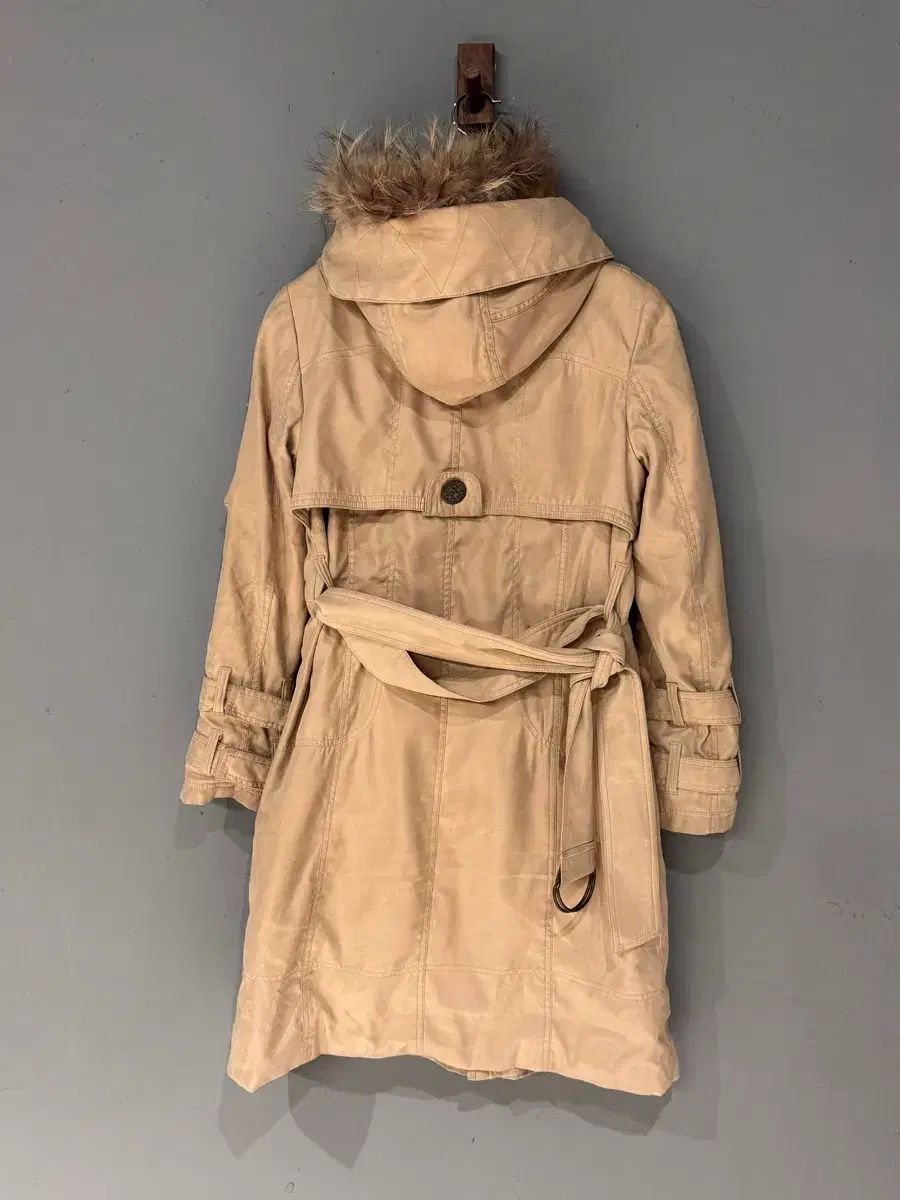 Swordfish バックル デザインテープ FIREマン ファー フードジャケット