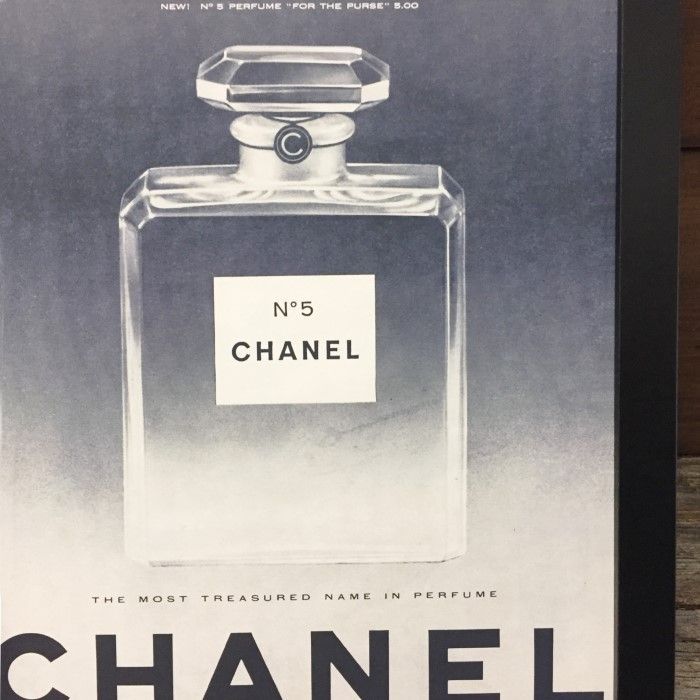 シャネル No.5 複製広告 ミニポスター B5フレーム付 ◇ CHANEL 香水