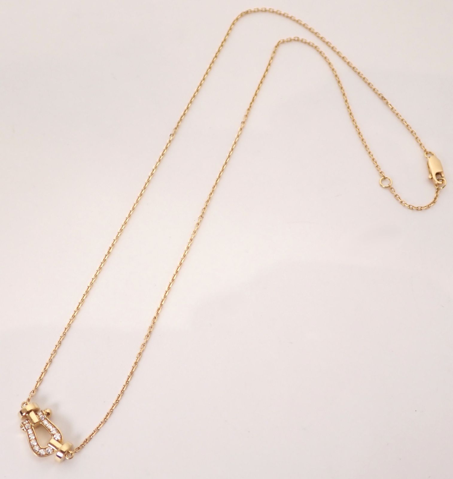美品 FRED(フレッド) フォース10 K18YG ダイヤモンド ネックレス 