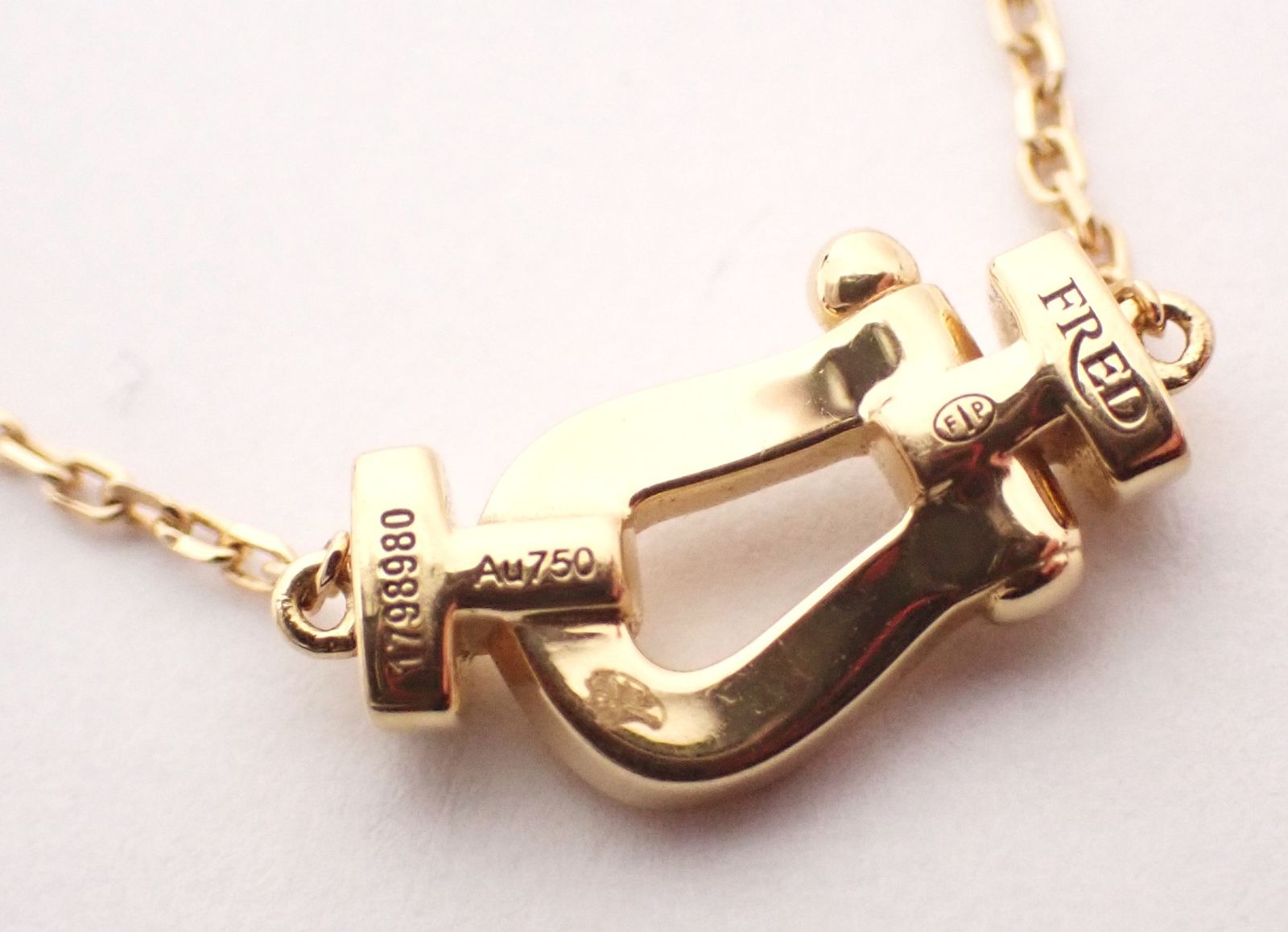 美品 FRED(フレッド) フォース10 K18YG ダイヤモンド ネックレス 