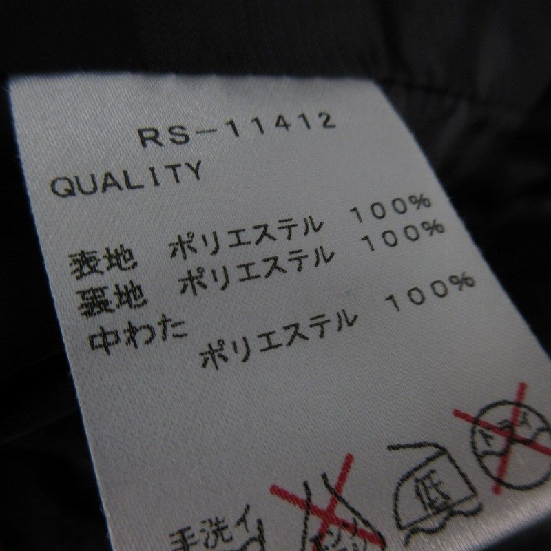 russeluno ラッセルノ ゴルフ ベスト 中綿 ジップアップ フード ロゴ