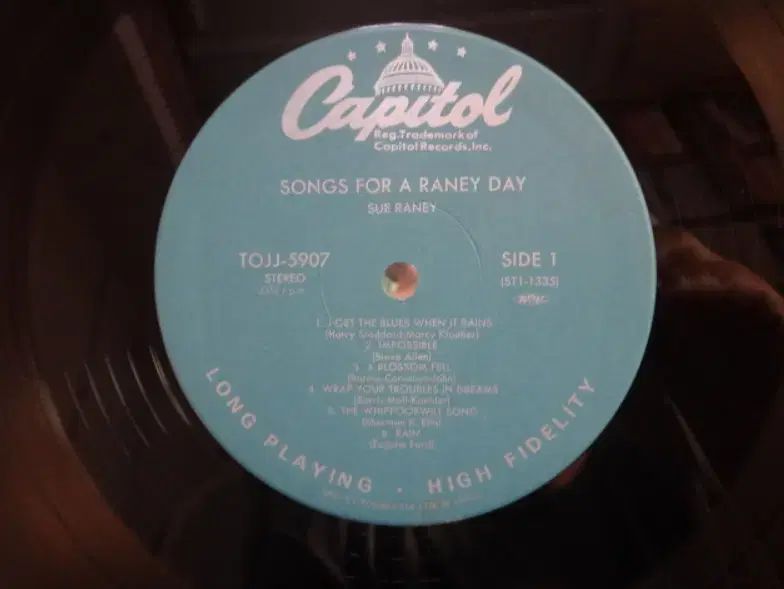  日本 LP Sue Raney Songs For A Day その他 楽器 機材
