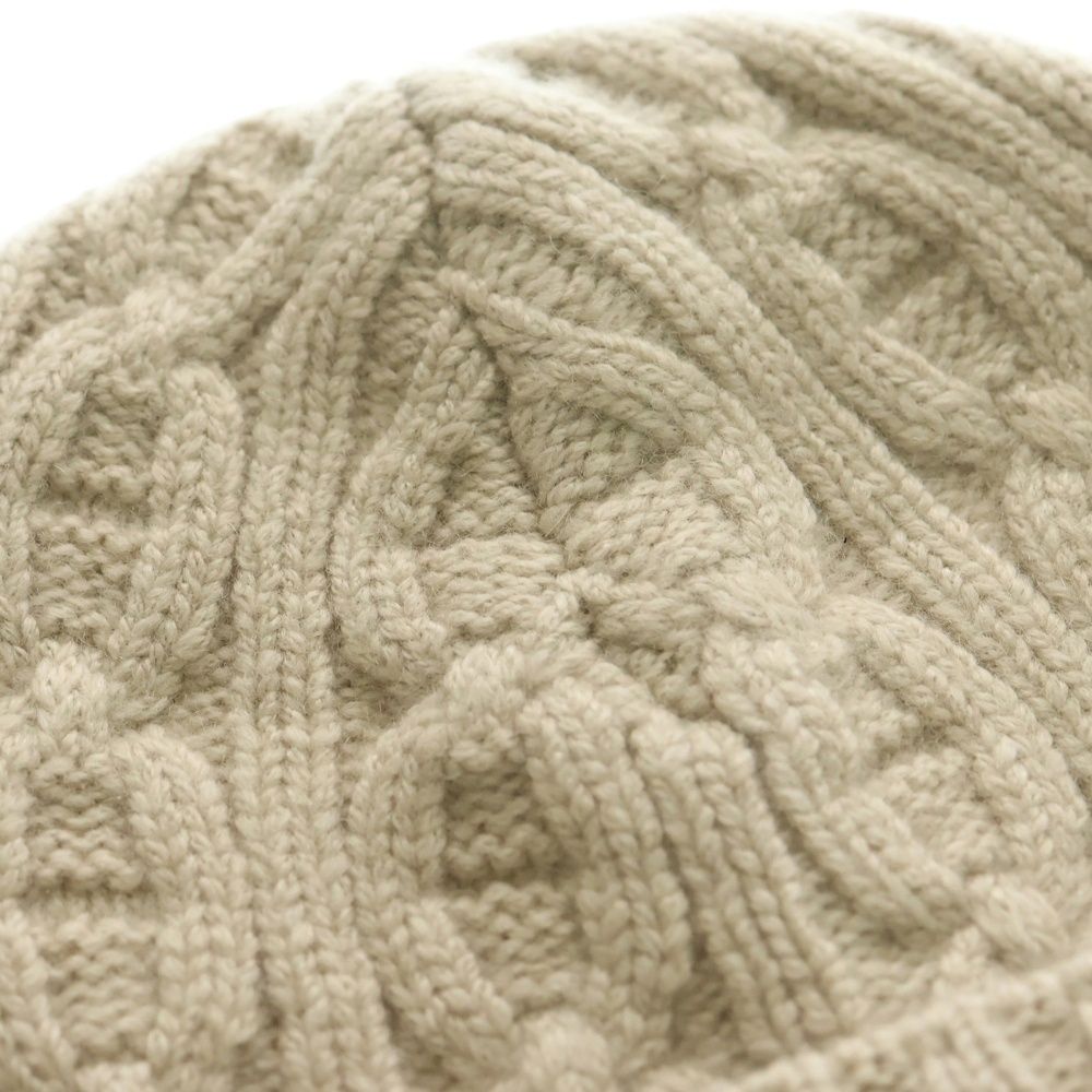 HERMES (エルメス) シェーヌダンクル カシミヤ ニット帽 ビーニー