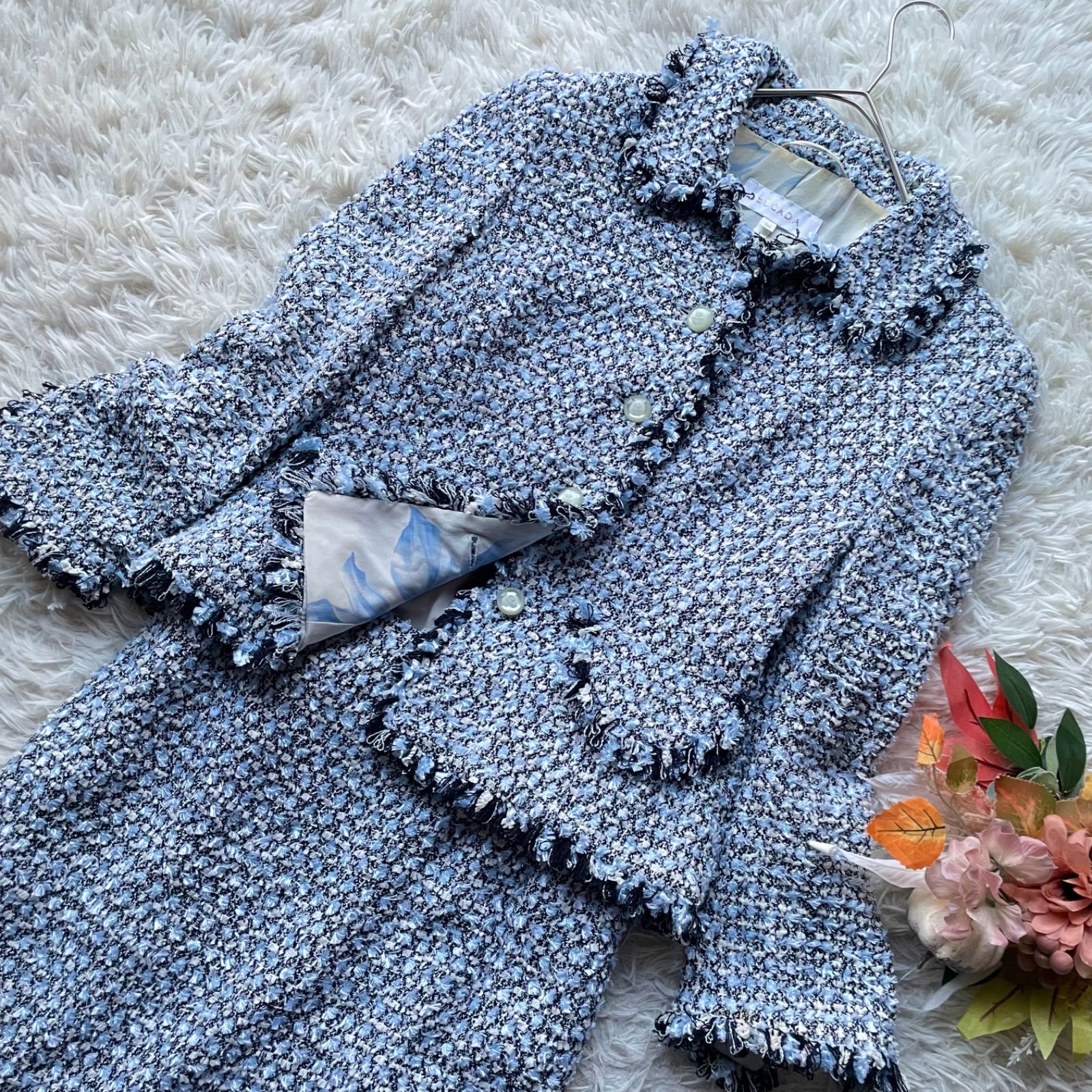 エスカーダ ミックスツイードセットアップ