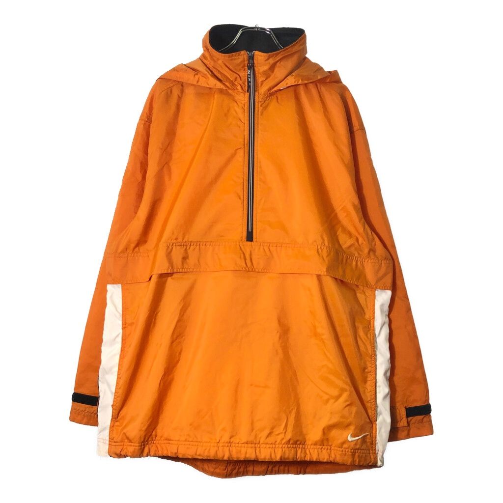 90年代 NIKE ナイキ アノラックパーカー オレンジ(メンズ L) 古着 高
