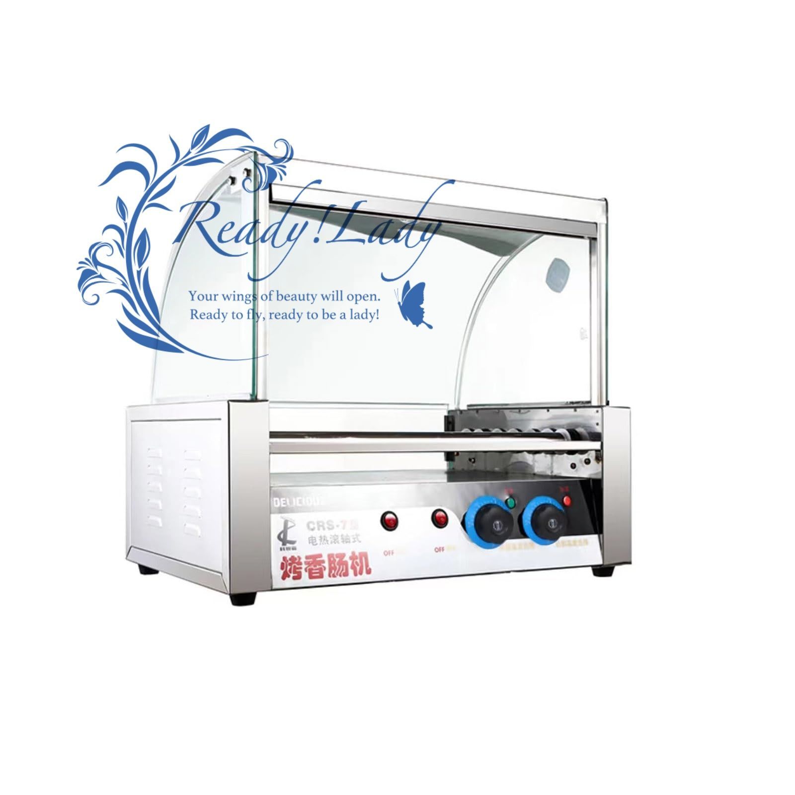 Hot dogマシン ソーセージ焙煎機 ホットドッグマシン dog warmer ソーセージロースト ホットドッグ焙煎機 110 v 7本ソーセージ