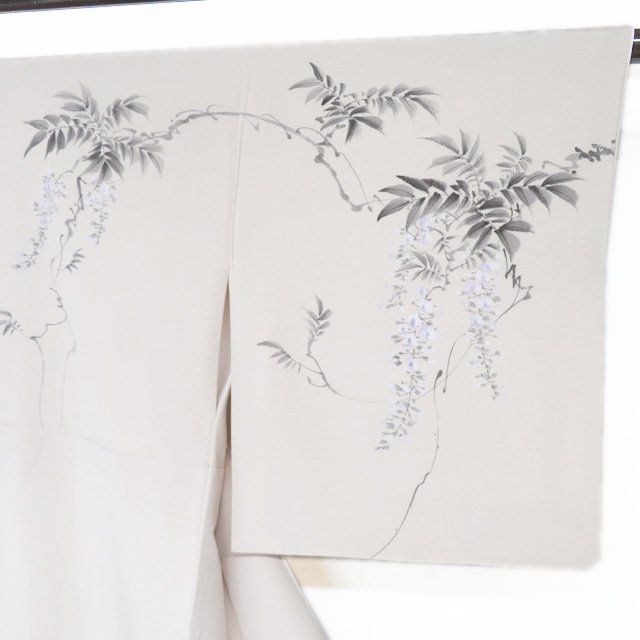 円山筆法八代目　水嶋征夫 小紋 着物反物 グラデーション 山筆法八代目 水嶋征夫 小紋 着物反物 グラデーション