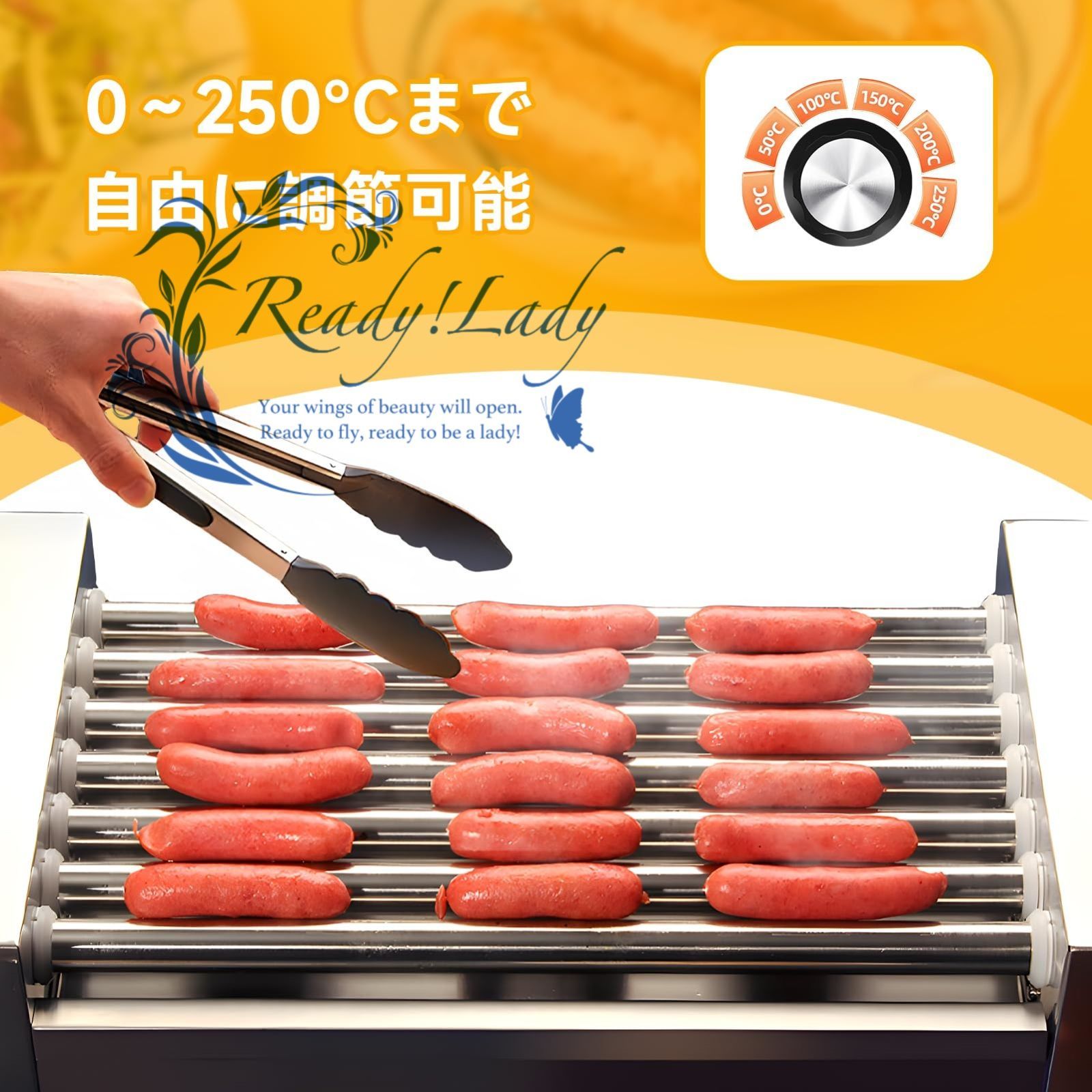  Hot dogマシン ソーセージ焙煎機 ホットドッグマシン dog warmer ソーセージロースト ホットドッグ焙煎機 110 v 7本ソーセージ その他 キッチン 食器