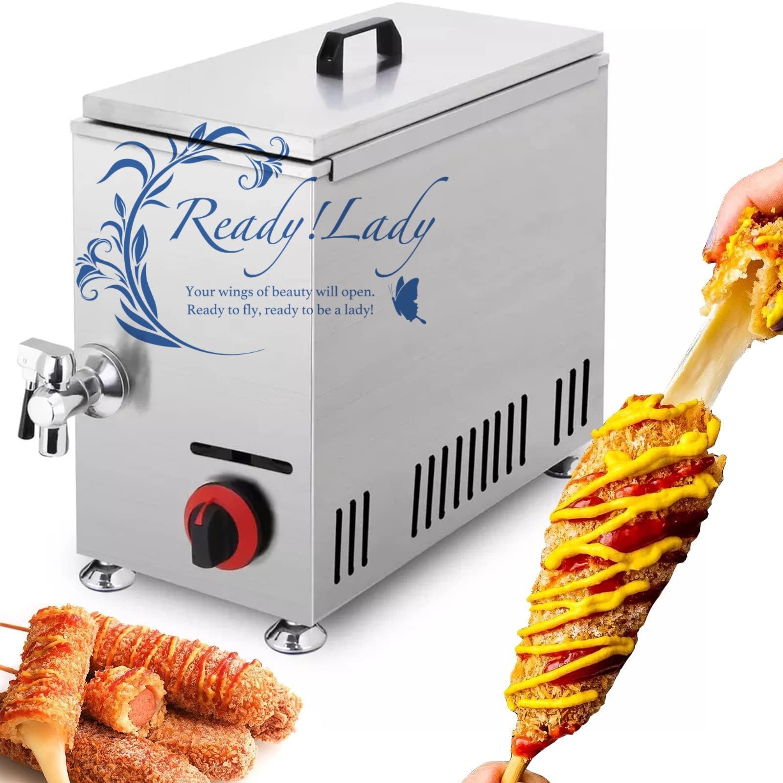 チーズホットドッグフライヤー、商業チーズホットドッグスティック