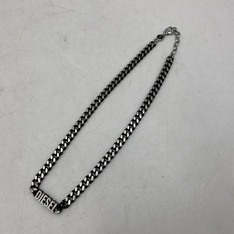 中古品】DIESEL ディーゼル DX1385040 喜平 STAINLESS NECKLACE