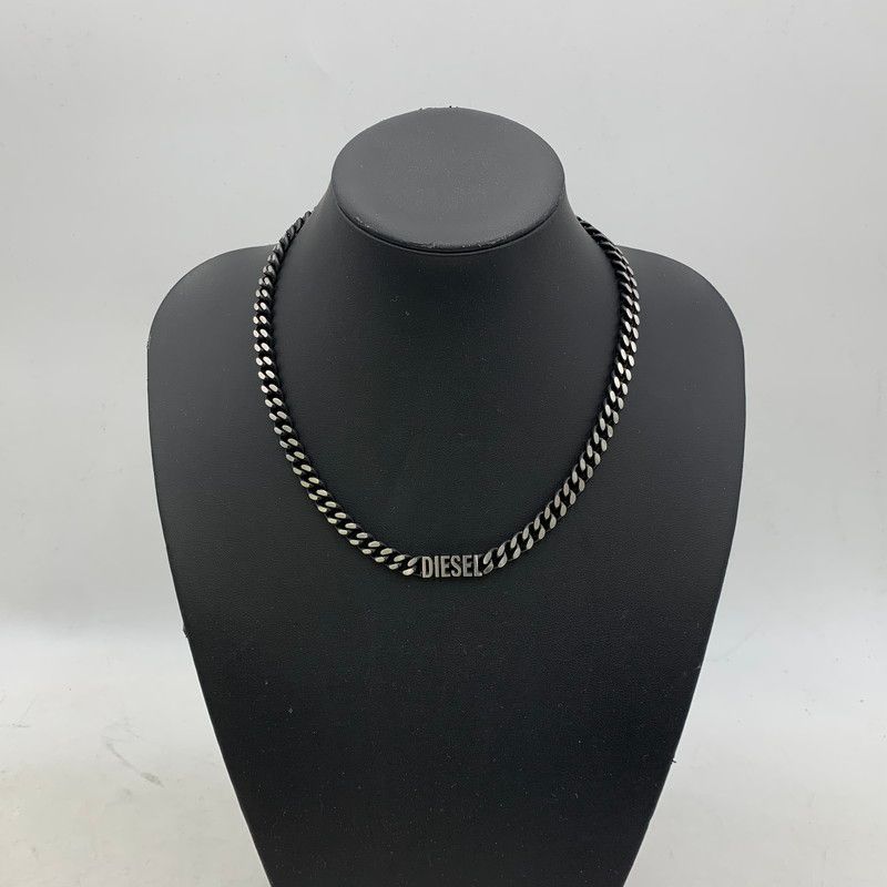 中古品】DIESEL ディーゼル DX1385040 喜平 STAINLESS NECKLACE