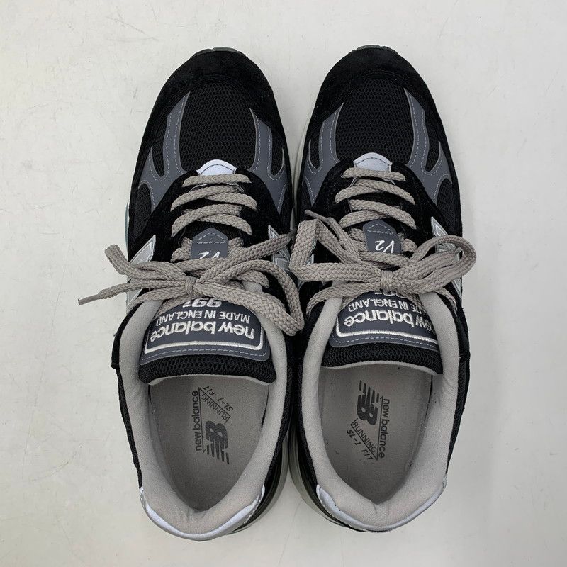 中古品】NEW BALANCE ニューバランス U991BK2 991V2 スニーカー