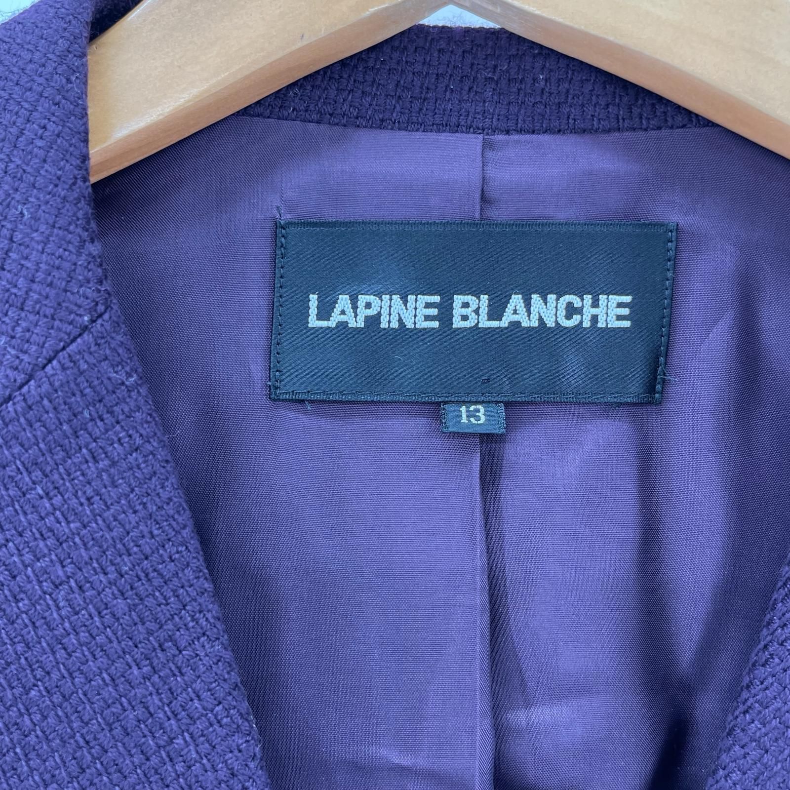LAPINE BLANCHE ラピーヌ ブランシュジャケット size13/パープル