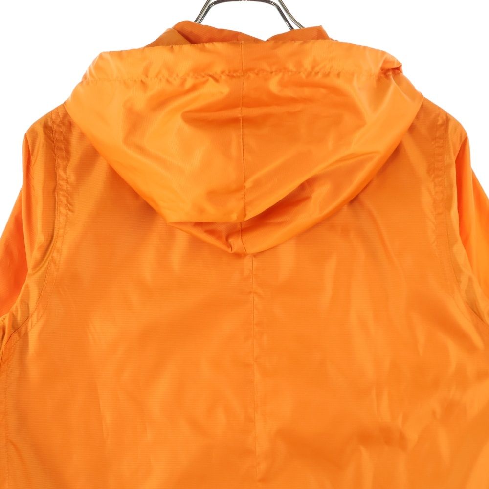 美品 LOEWE ロエベ レザー ジャケット オレンジ LOEWE (ロエベ) レザーパッチ付 ナイロンジャケット オレンジ