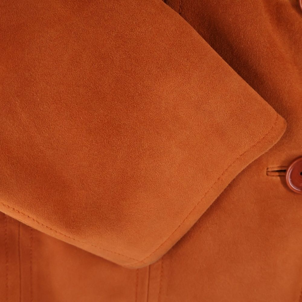 LOEWE (ロエベ) スエードテーラードジャケット オレンジ - メルカリ