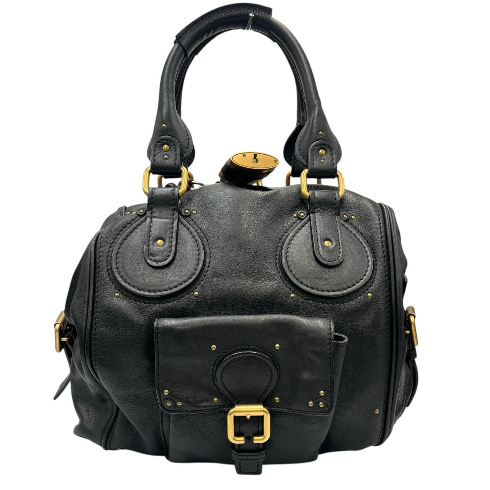 クロエ Chloe ハンドバッグ パディントン ミニボストン レザー