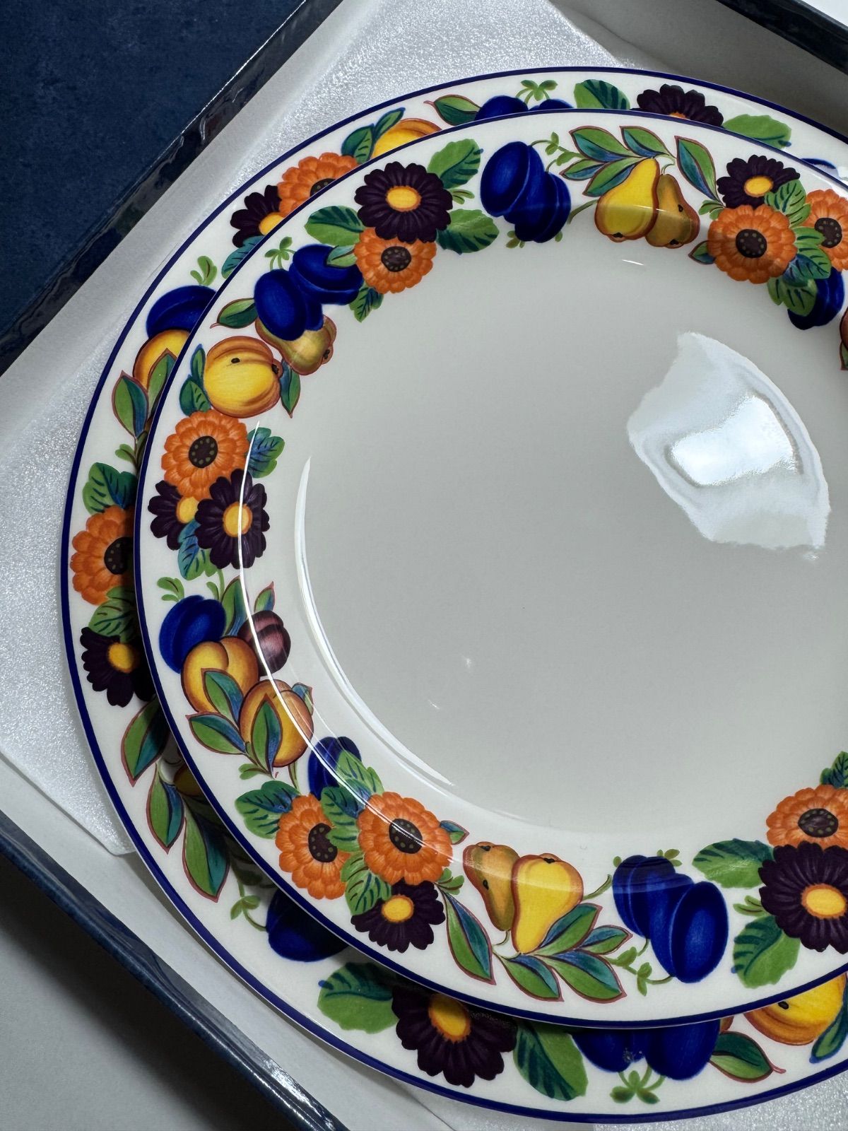 未使用品！ロイヤルコペンハーゲン 「ゴールデンサマー」プレート 大小