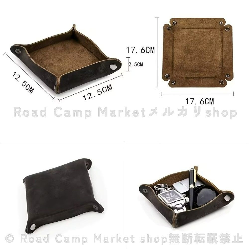 収納ボックス ヴィンテージ風 クレイジーホースレザー フルグレイン