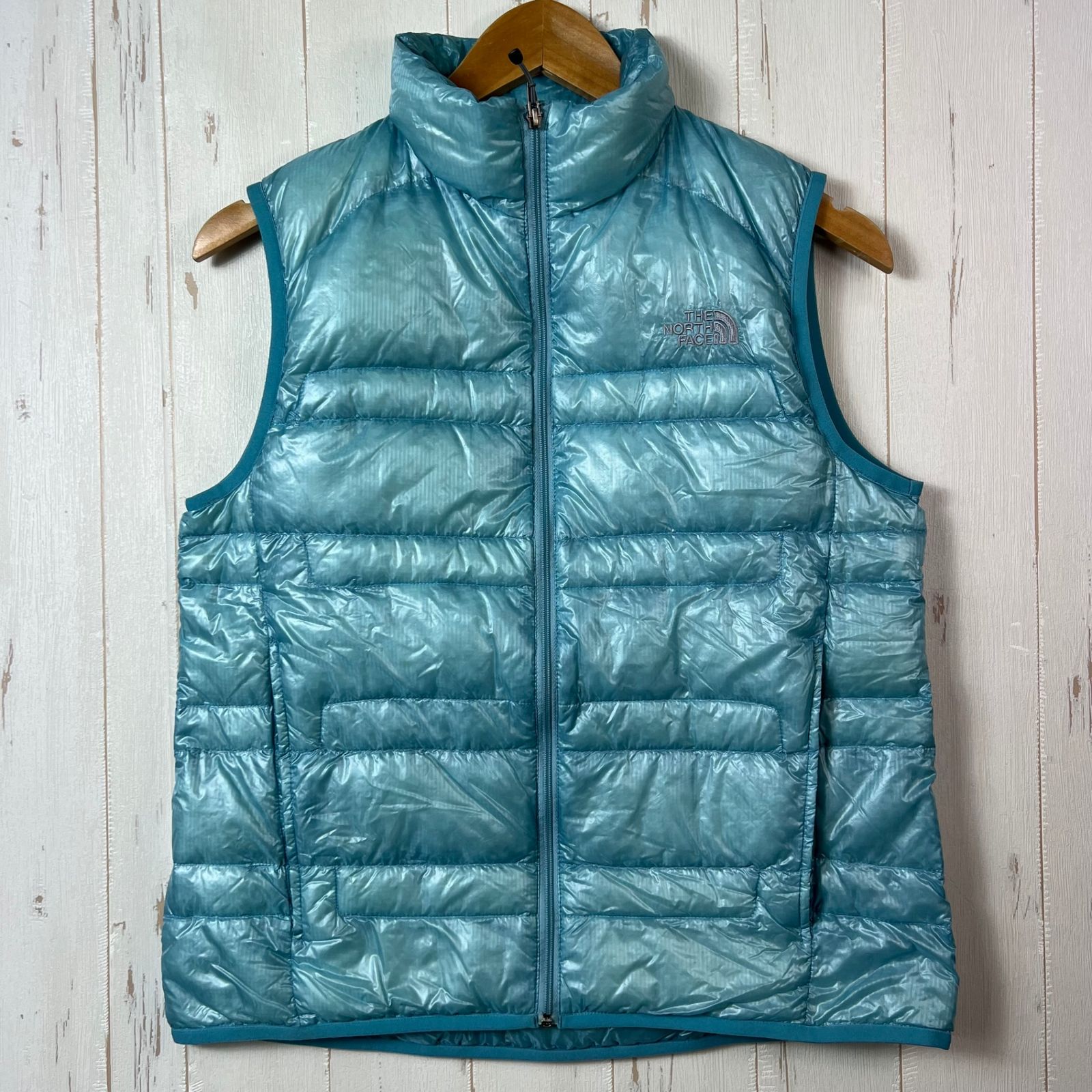 Women s L ブルー系 The North Face ザ ノースフェイス ライト ヒート ベスト Light Heat Vest ダウン ウェア トップス ダウンインサレーション z ダウンインサレー