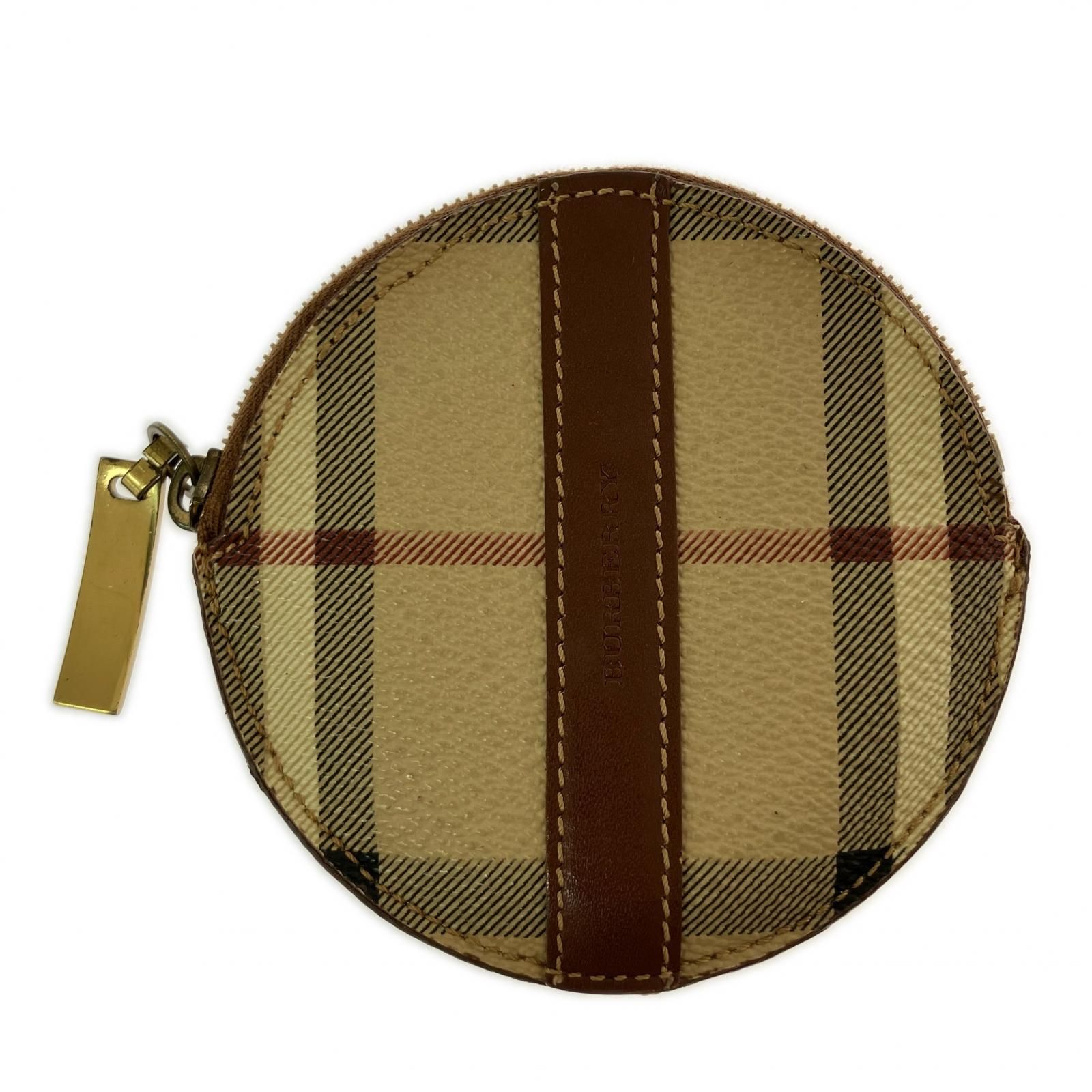 BURBERRY バーバリー ノバチェックコインケース/ライトベージュ - メルカリ